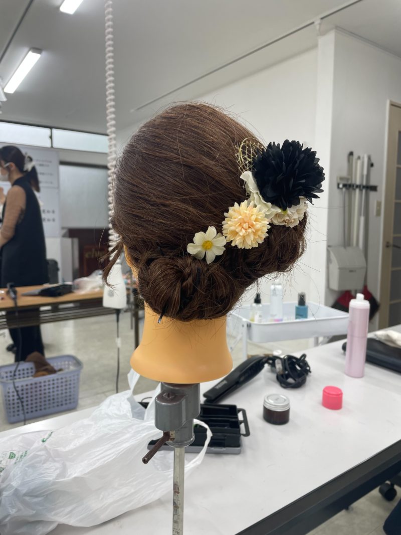 エルベ浴衣ヘアセット講習会